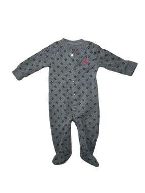 Jordan Baby Boys '23' Logo Print Thermal Footie Sleeper